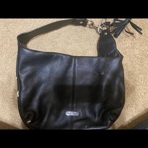 Black coach purse with strap